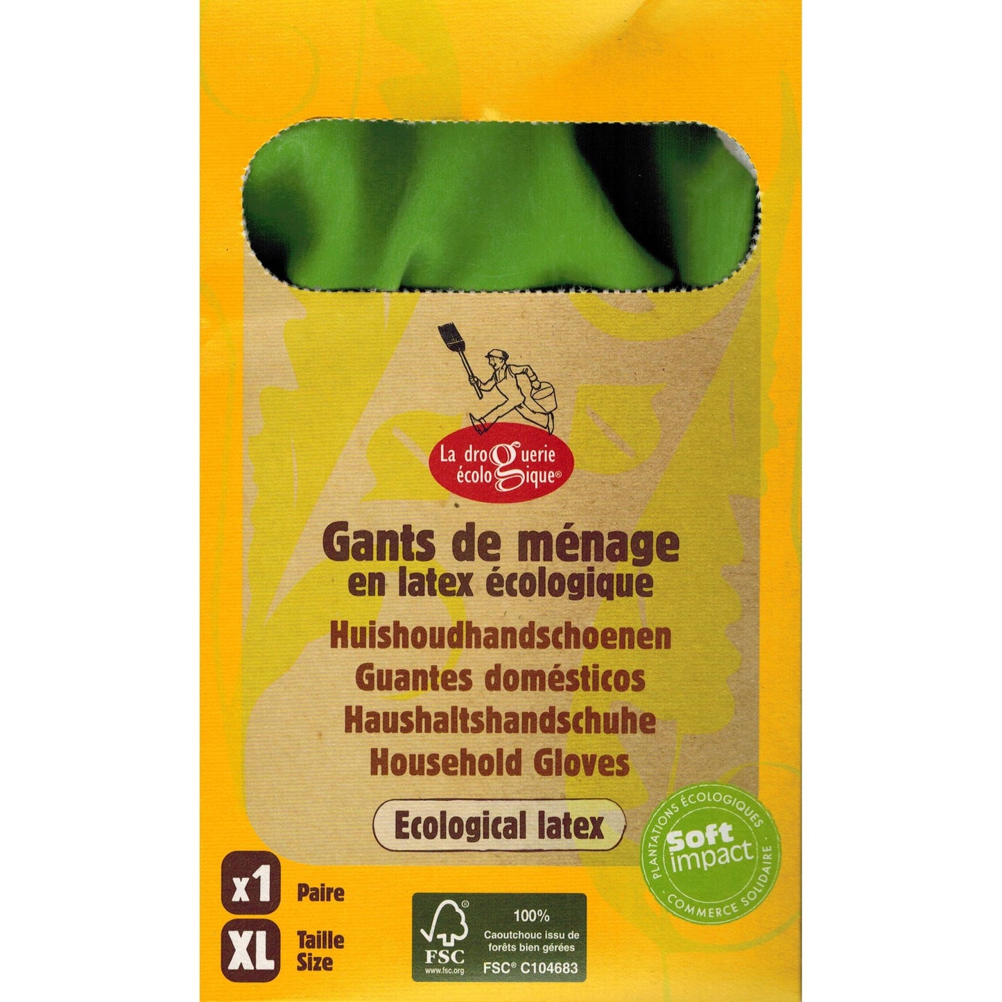 FSC-latexhandschoenen La Droguerie Écologique maat M