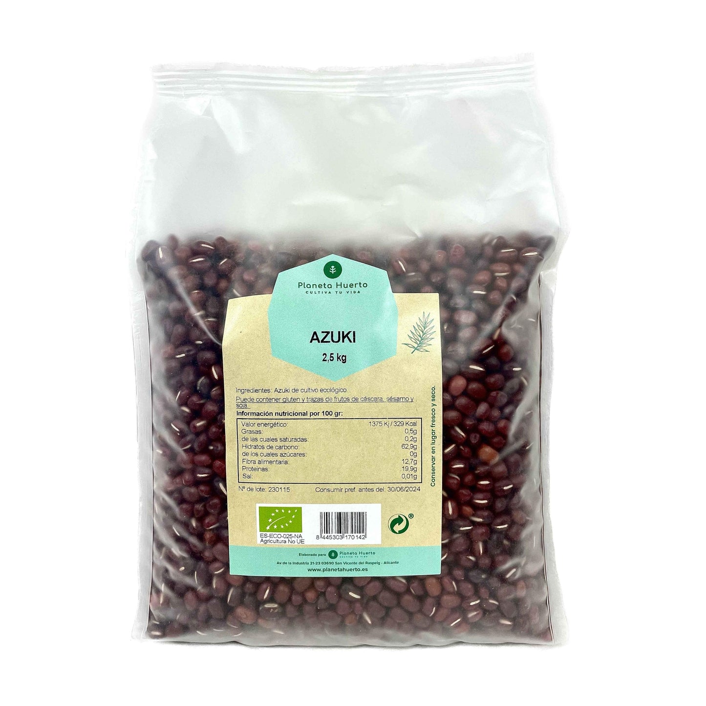 Azuki Planet Groententuin ECO 2,5 kg