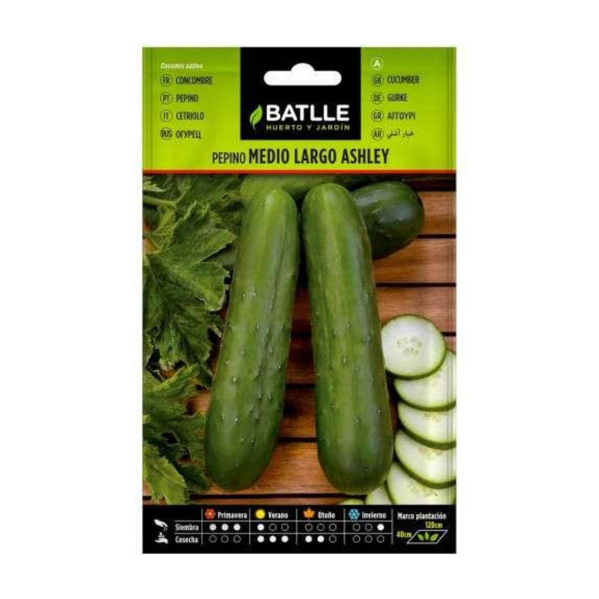 Semi di cetriolo Ashley medio lungo Batlle
