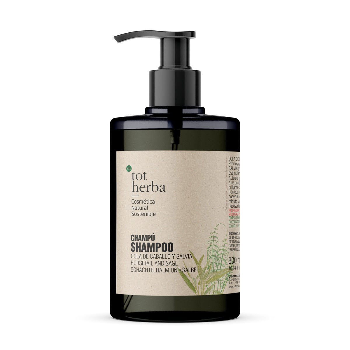 Paardenstaart- en salieshampoo, Toto Herba, 300 ml