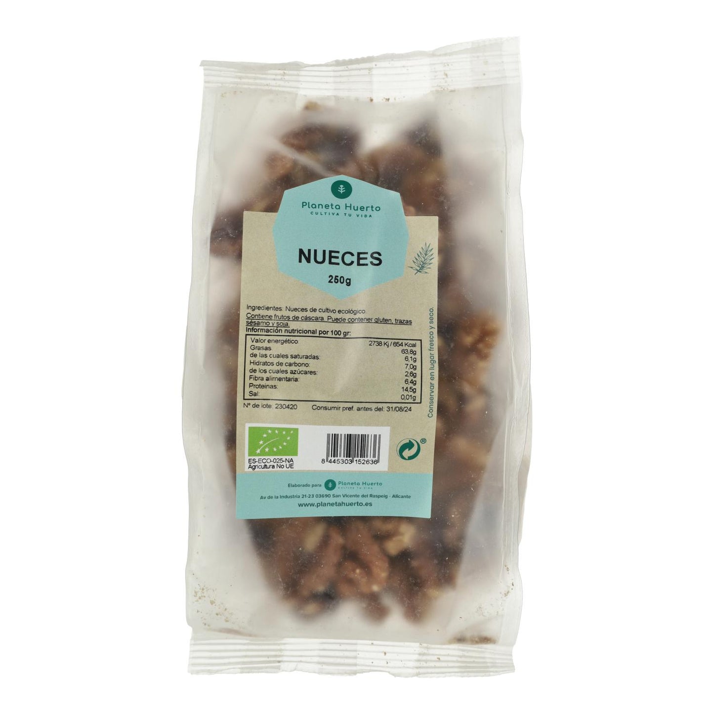 ECO Planeta Huerto peeled walnuts 250 g