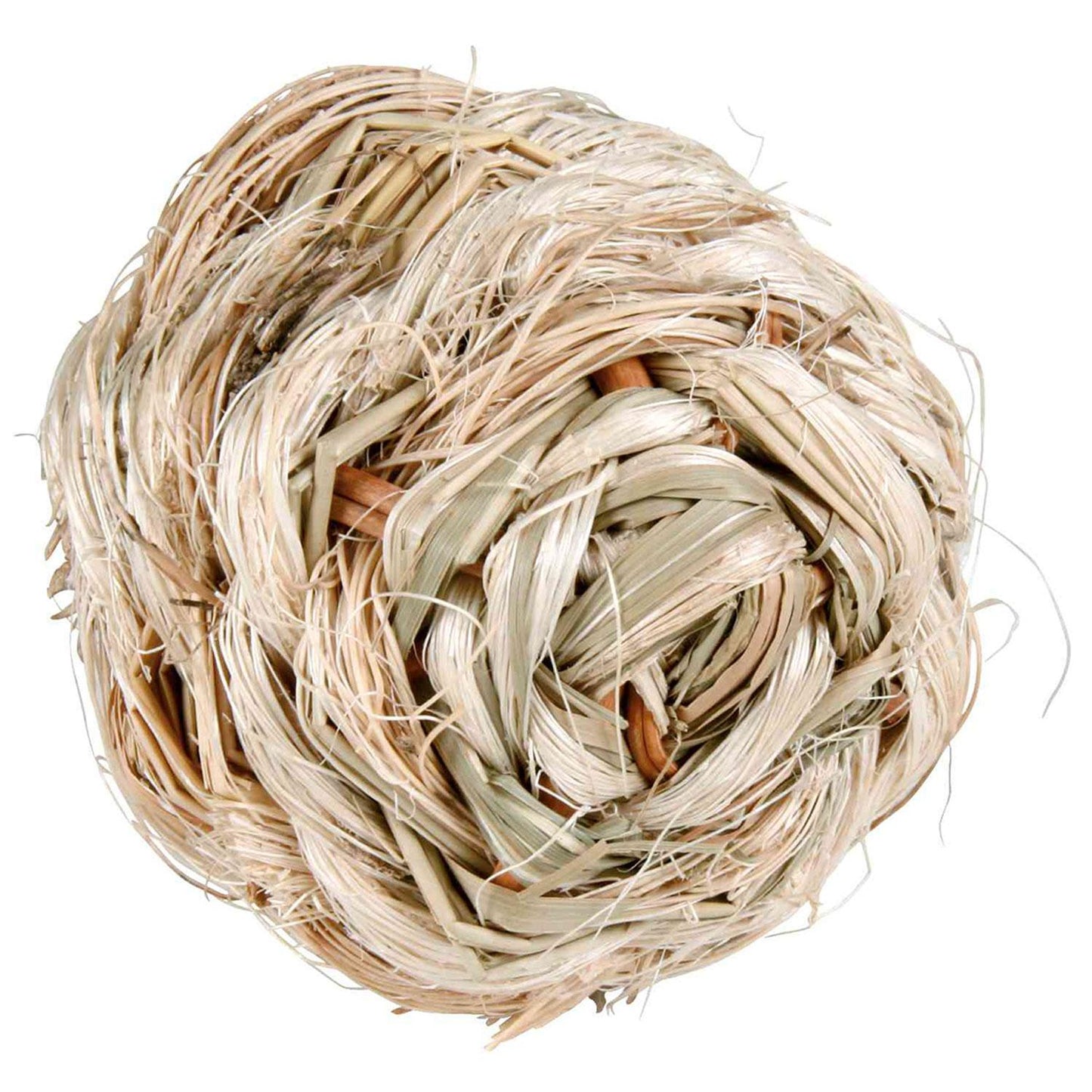 Trixie Droog grasbal met rammelaar ø6 cm