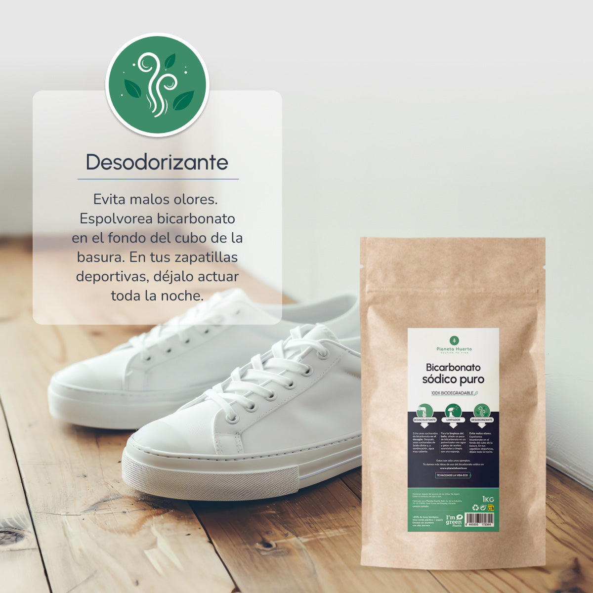 Pak 3xBicarbonaat van soda Planeta Huerto 2,5 Kg