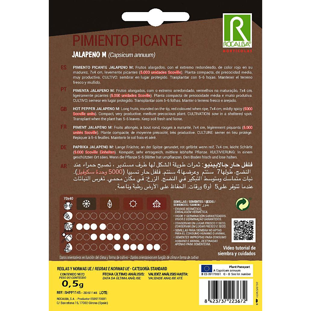 Zaden Jalapeño-peper M Rocalba