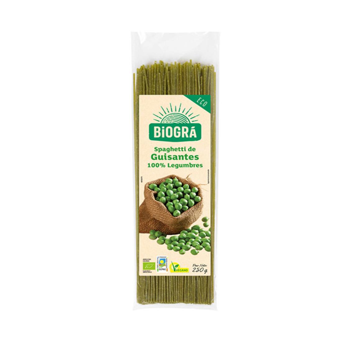 Spaghetti av ärtor Biográ BIO 250 g