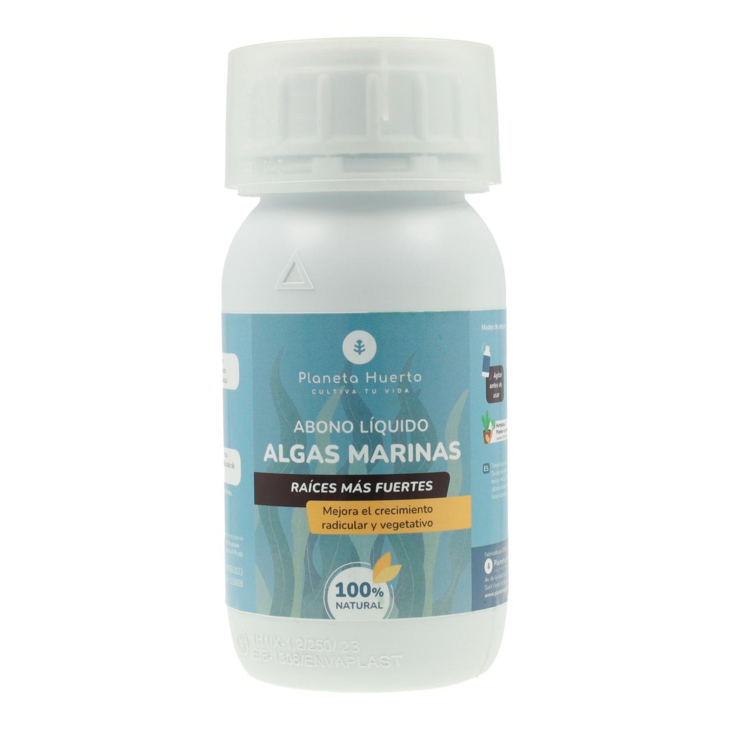 Concime liquido naturale a base di alghe Planeta Huerto 250 ml