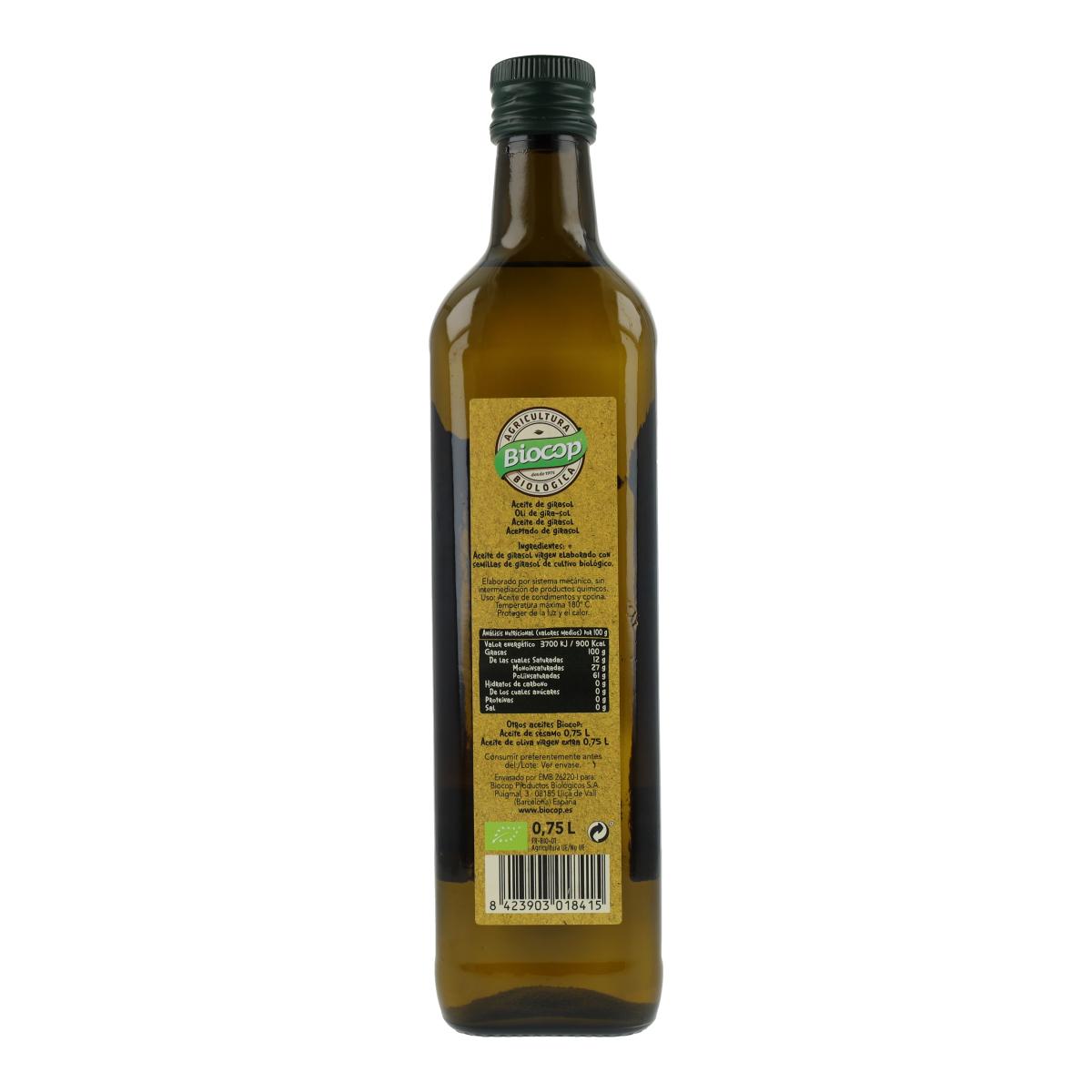 Bio-Sonnenblumenöl Biocop 750 ml