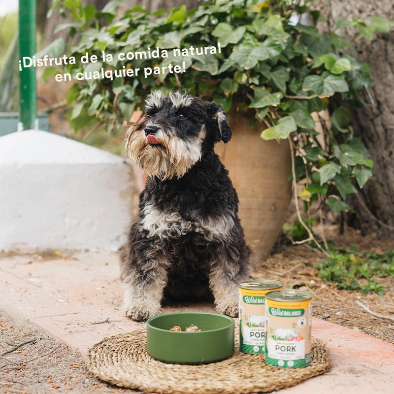 Blik varkensvlees en groenten BARF voor honden Wild Balance 400 g