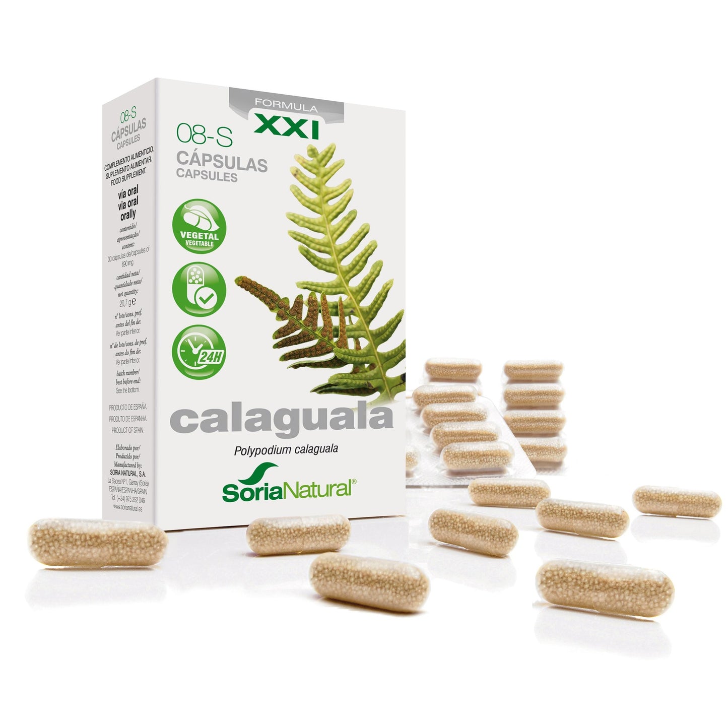 8-S Calaguala 310 mg 30 Extended Release Capsules