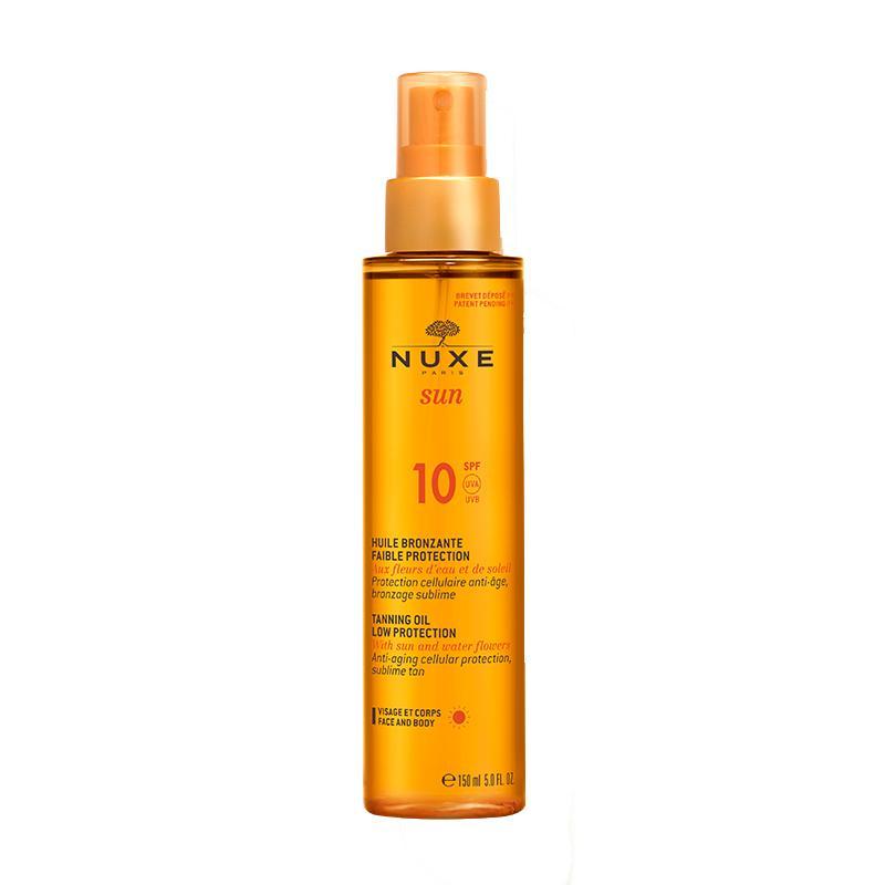 Nuxe Sun Zonneolie voor gezicht en lichaam, lage beschermingsfactor SPF10 Nuxe 150 ml
