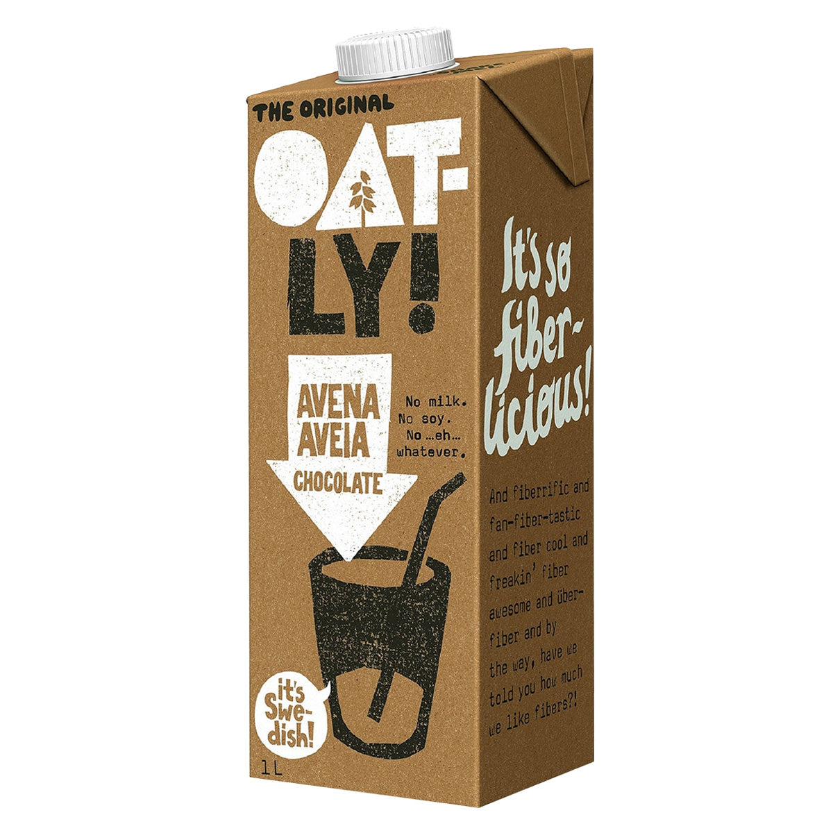 6er-Pack Schokoladen-Haferdrink, Oatly, 1 l