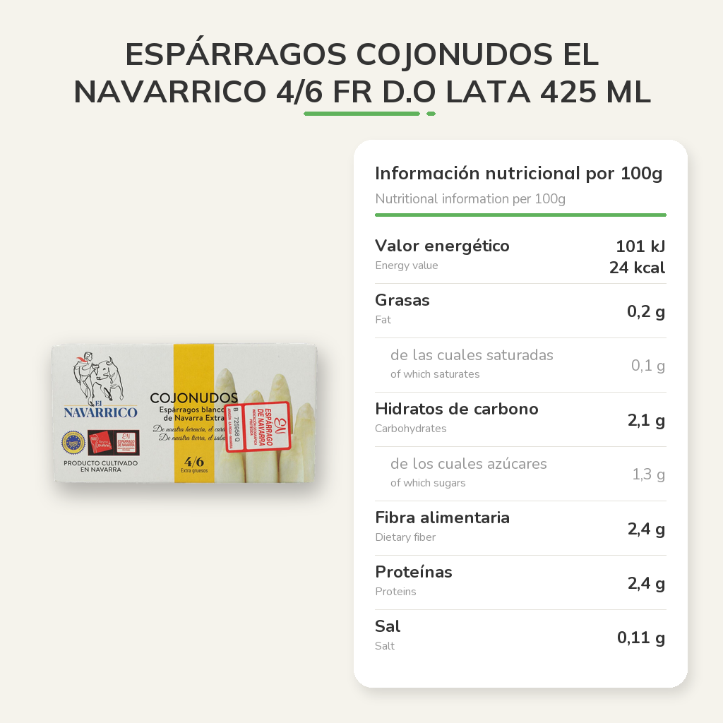 Información nutricional