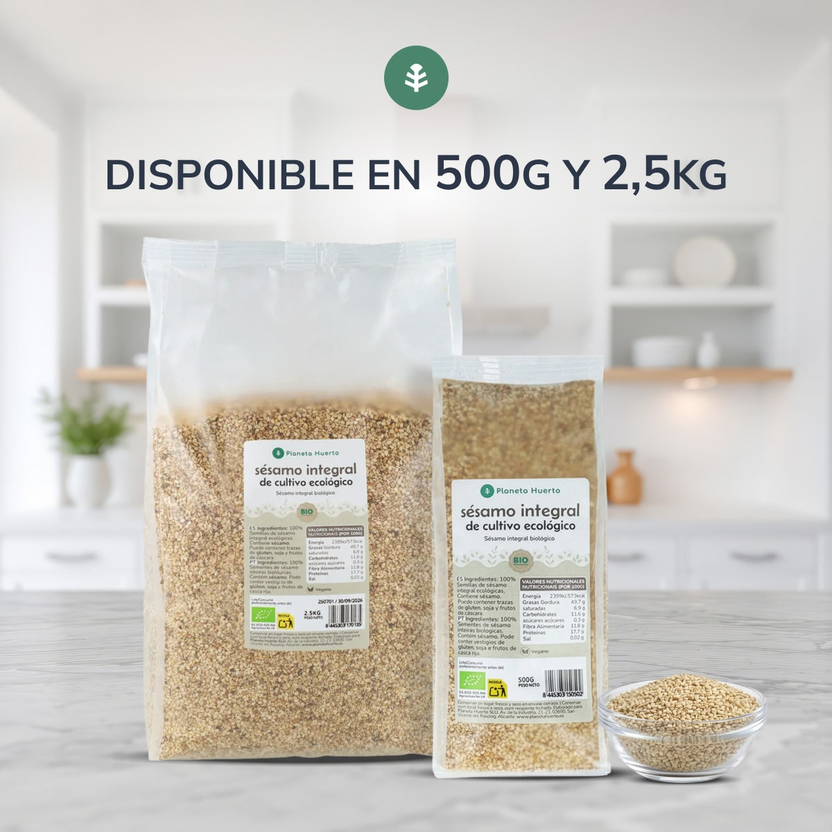 Volkoren sesam ECO Planet Garden 2,5 kg