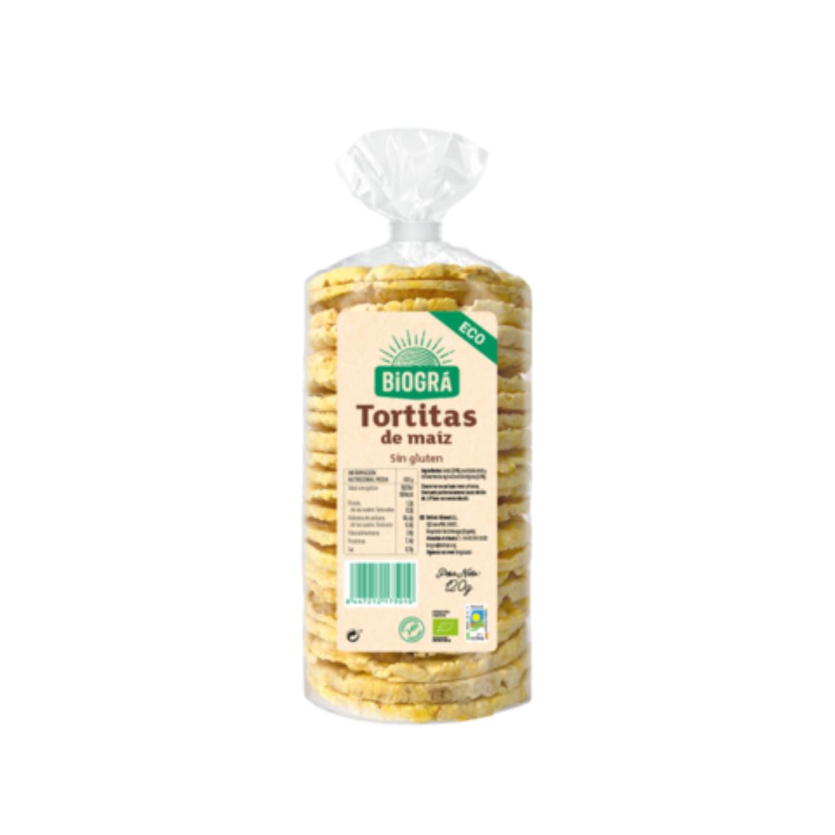 Biogra gluten-free corn tortillas, 120 g