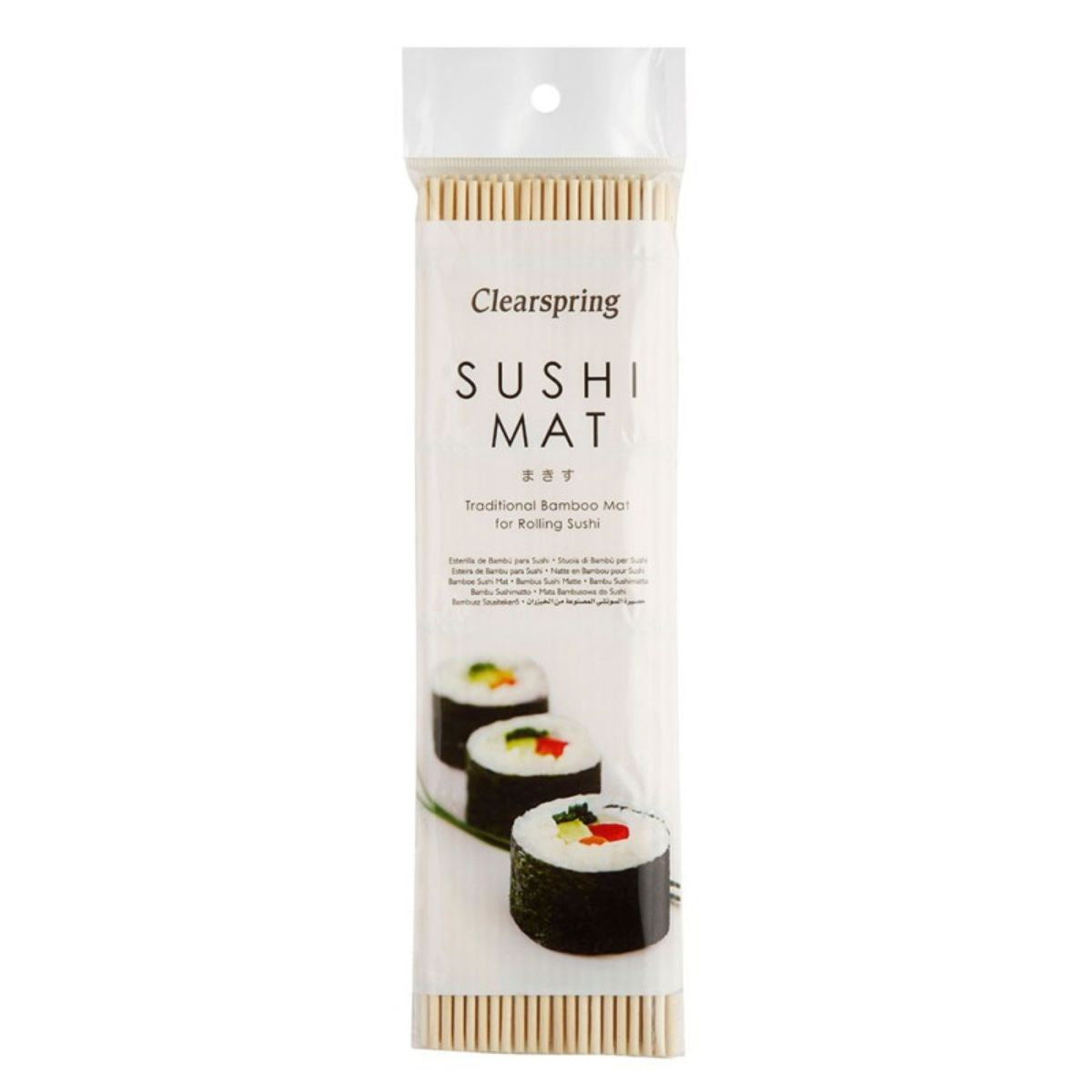 Bambusmatte zum Sushi-Zubereiten 1/U Clearspring
