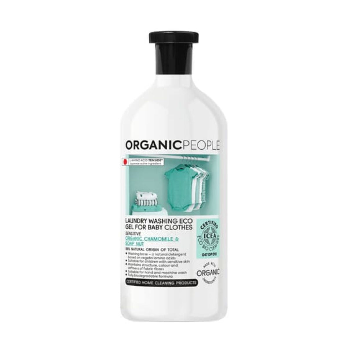 Vloeibaar wasmiddel ECO Biologische kamille en wasnoot, Organic People, 1000 ml