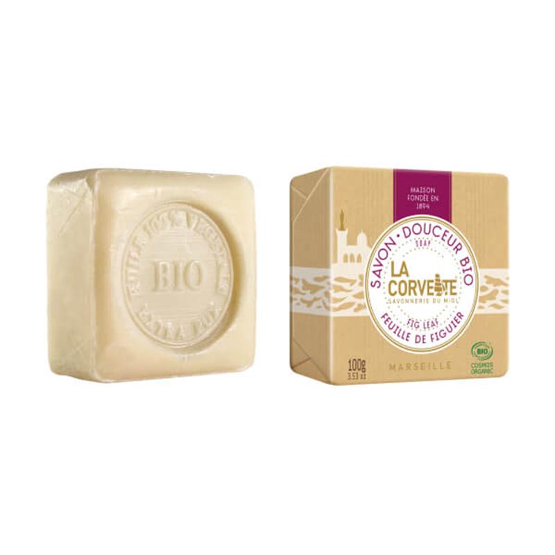 Savon naturel en pain Feuille de figuier La Corvette 100 g
