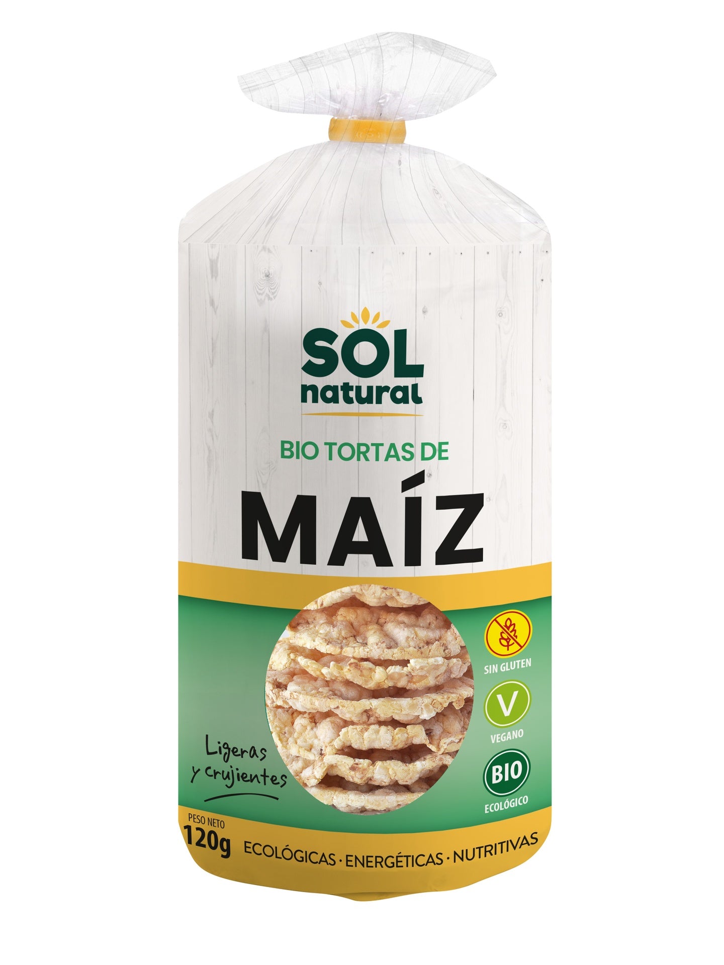 Sol Natural Bio-Maistortillas, glutenfrei, 120 g