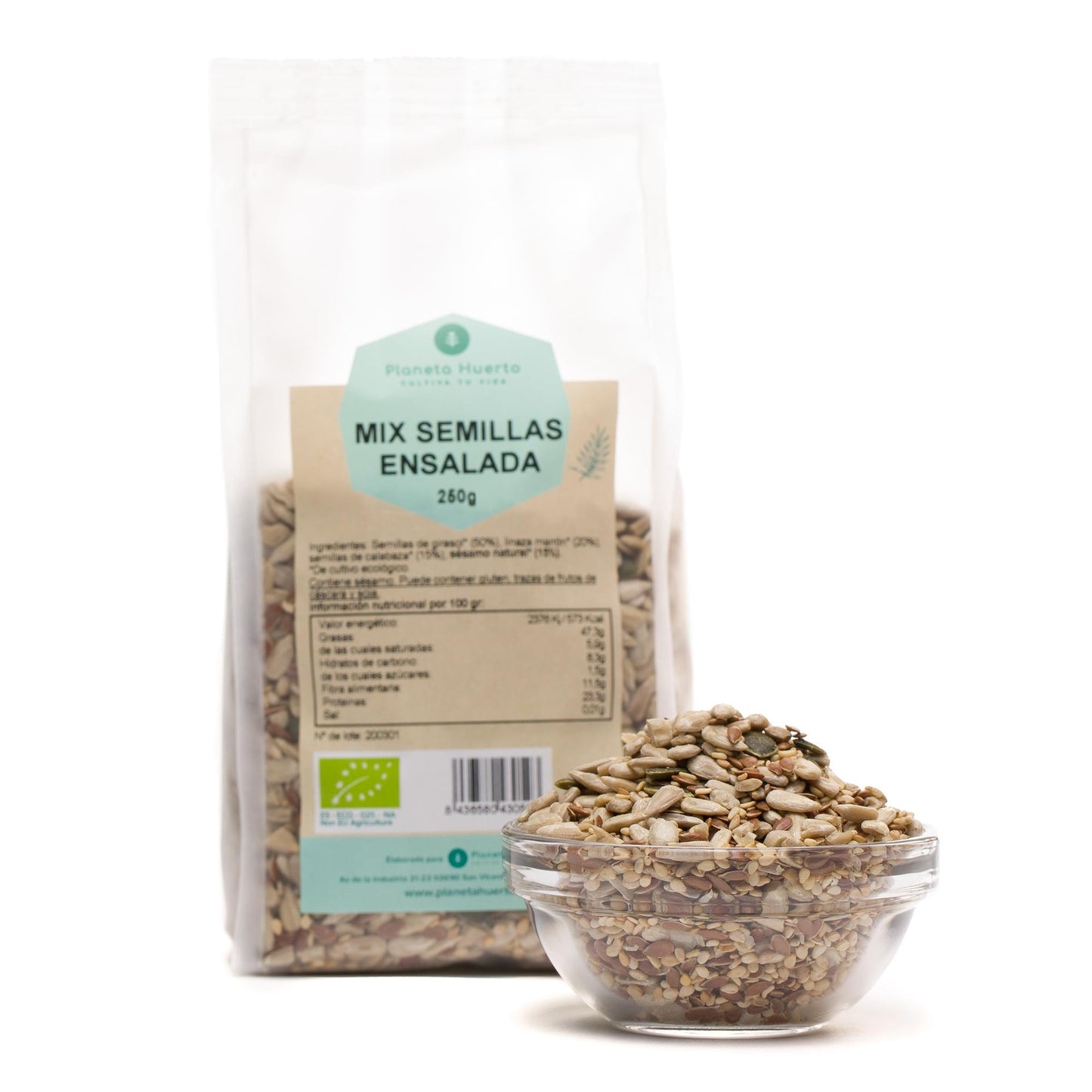 Organic Salad Seed Mix Planet Garden 250 g