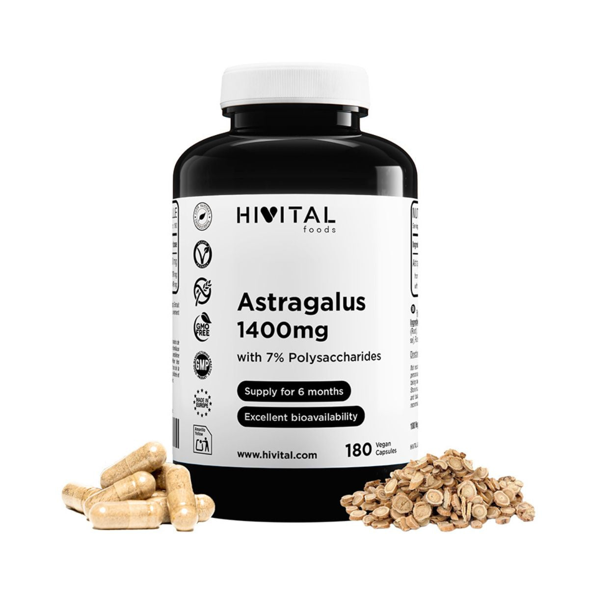 Astragalo 1400 mg Hivital 180 capsule