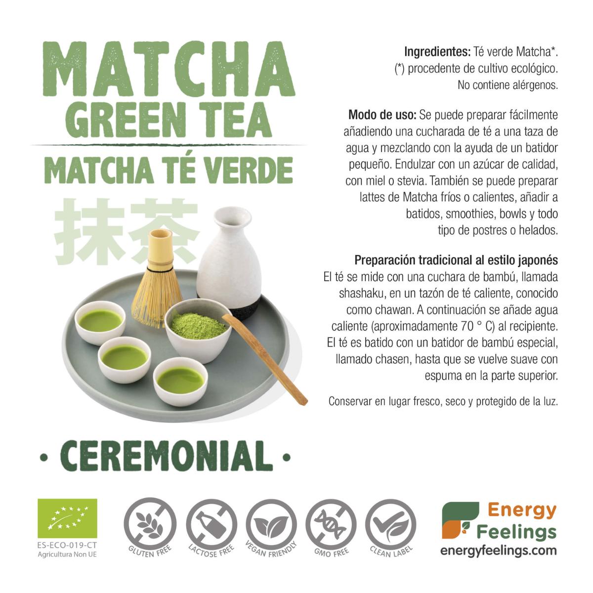 ECO ceremonial matcha-te, Energy Feelings, 100 g
