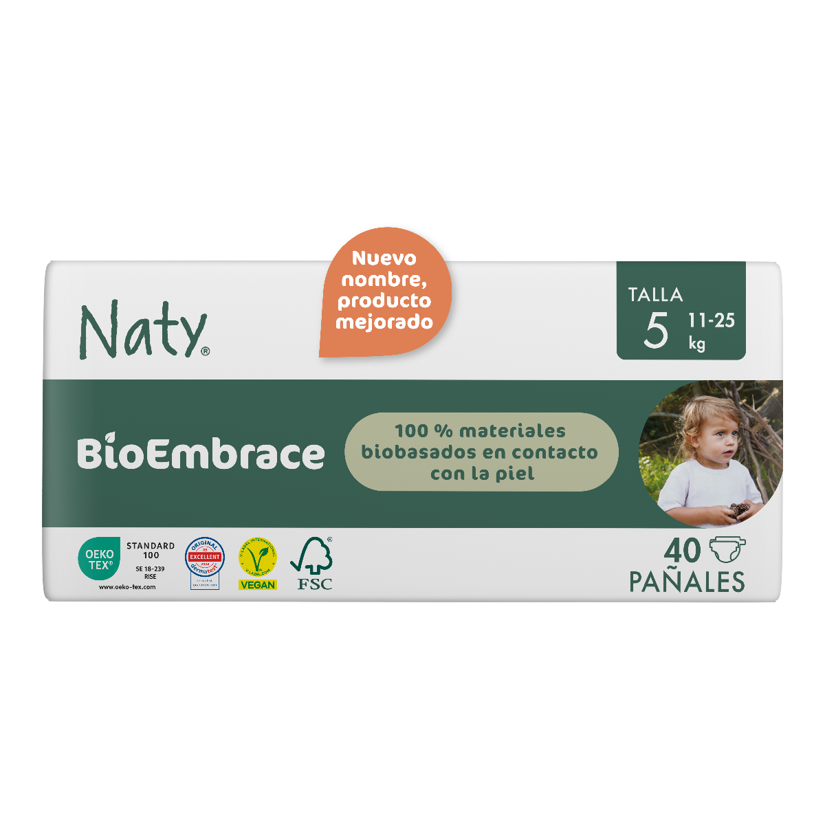 Naty No. 5 Nappy 11-25 kg Eco by Naty 40 pcs