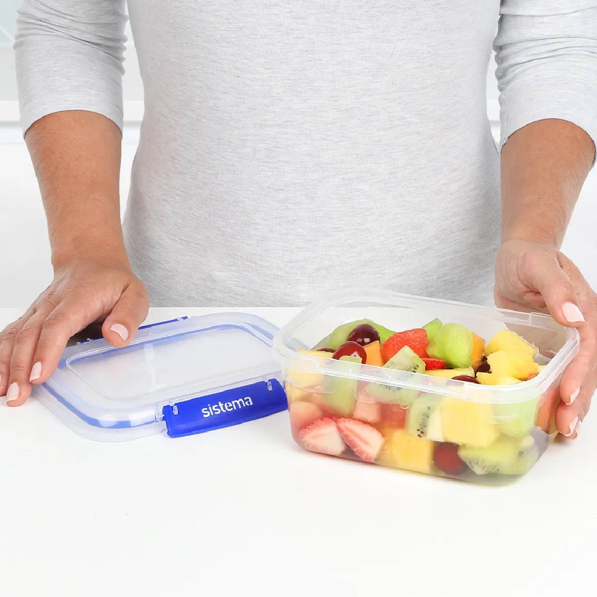 Pakket luchtdichte bakjes Klip It+ systeem 3x1 l