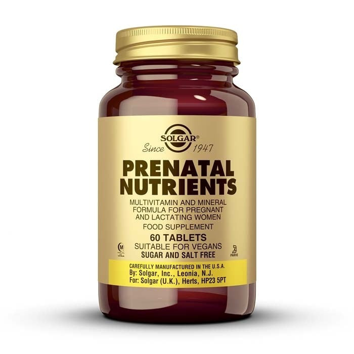 Prenatale voedingsstoffen Solgar 60 capsules