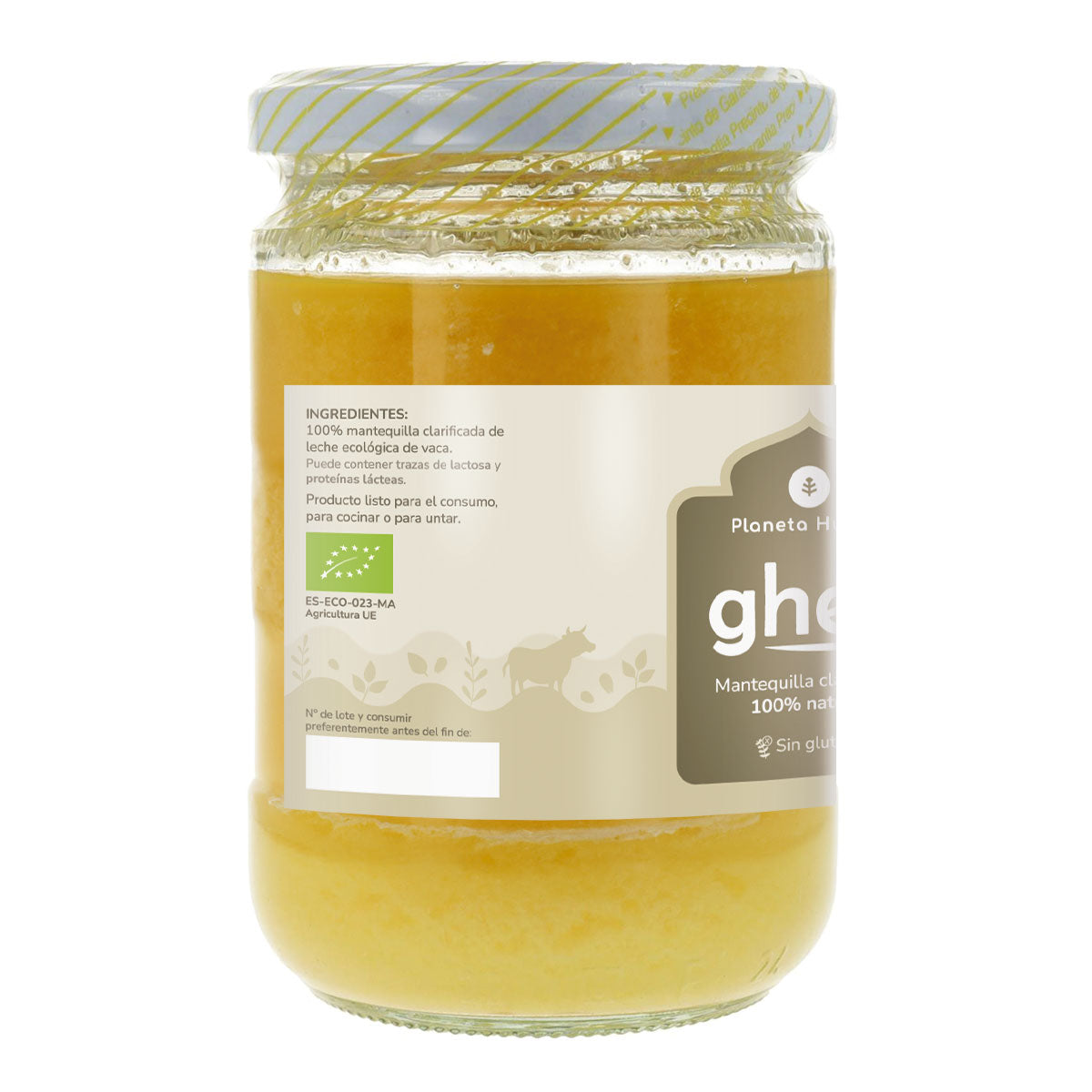 Förpackning 6xGhee klarat smör ECO Planeta Huerto 500 gr