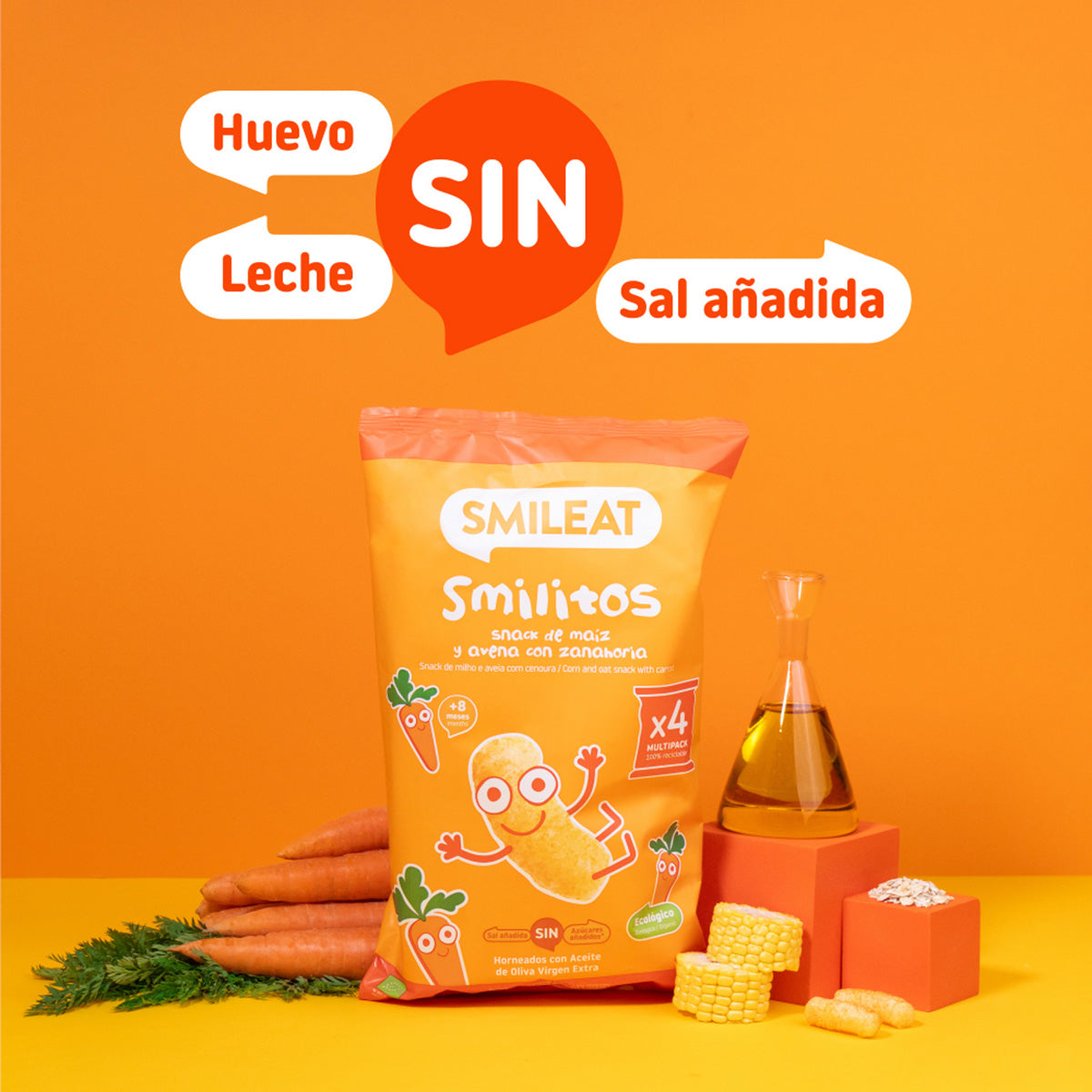 Mixpakket Smilitos BIO Smileat 4 zakjes