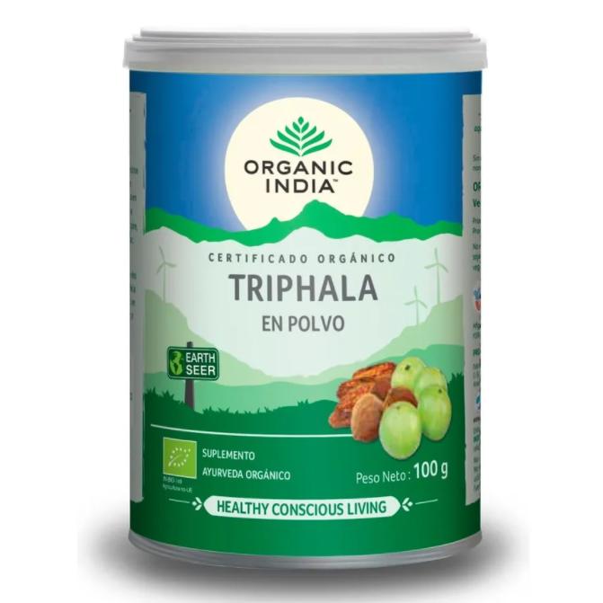 Triphala en poudre biologique Tin 100 g