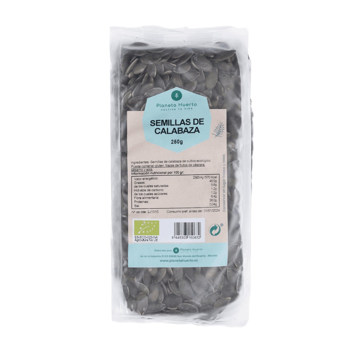 ECO Semi di zucca Planeta Huerto 250 g