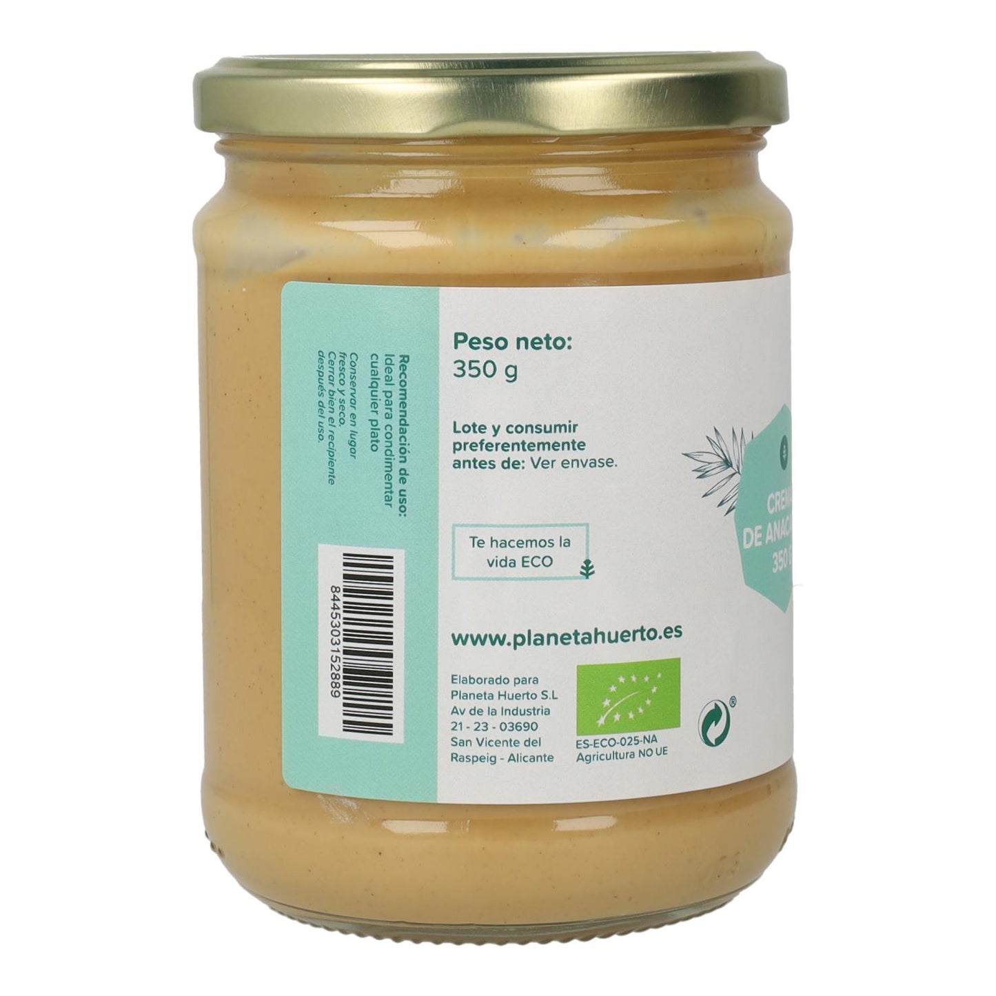Krem z nerkowców ECO Planeta Huerto 350 g