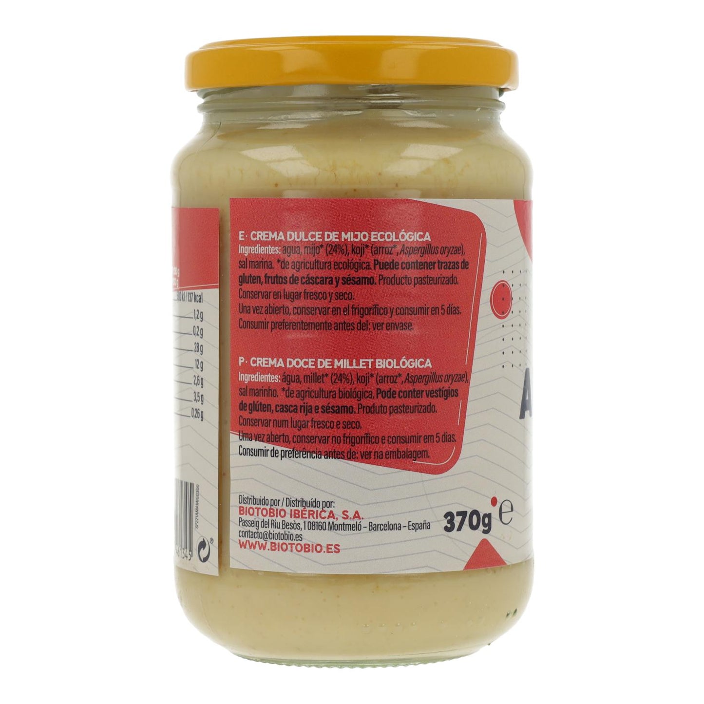 Amasake de mijo La Finestra Sul Cielo 370 g