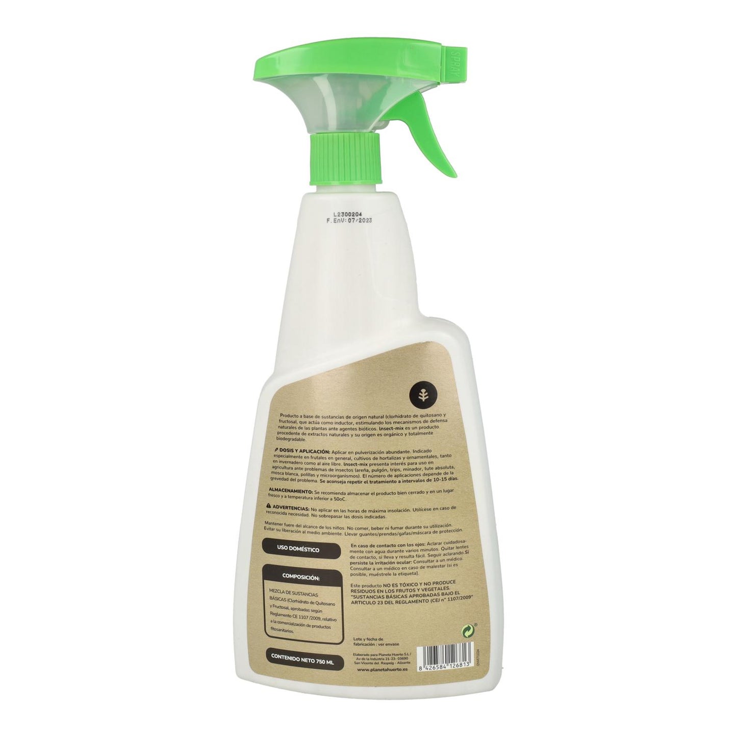 Bruksfärdig bioinsekticid Planeta Huerto 750 ml