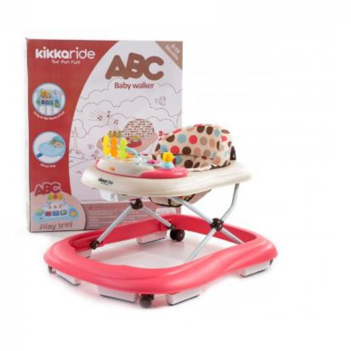 Röd ABC-gåstol Kikka Boo