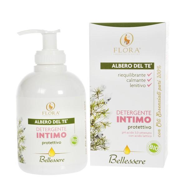 Intimgel mit ausgleichendem Teebaum Flora, 250 ml
