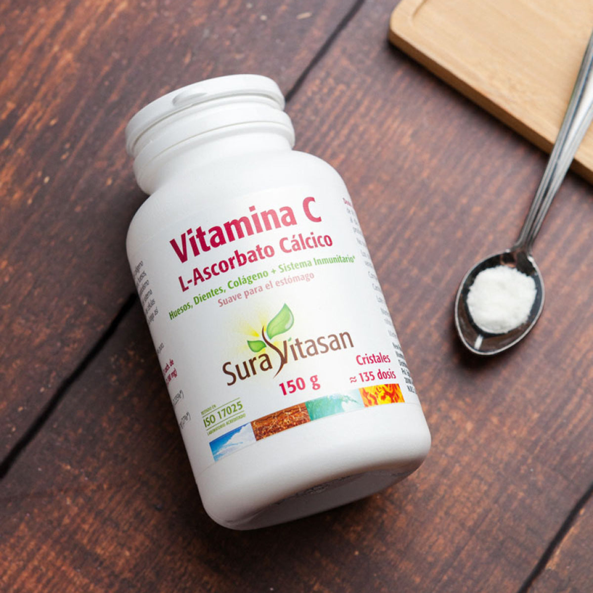 Vitamine C L-Ascorbate, Sura Vitasan, 150 g