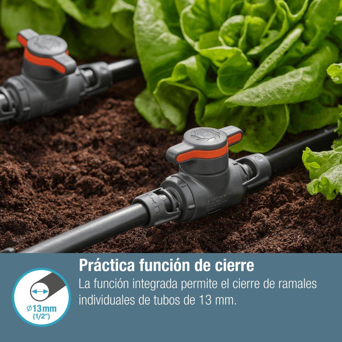 Valve de fermeture/régulation 13 mm (1/2") Microdripsystem Gardena