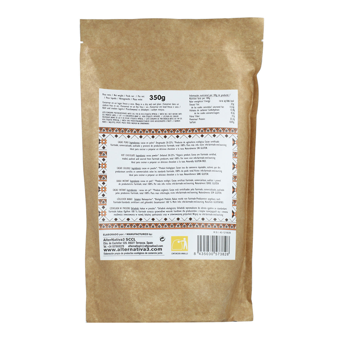 Zestaw 2x czyste kakao premium bio Alternativa 350 g