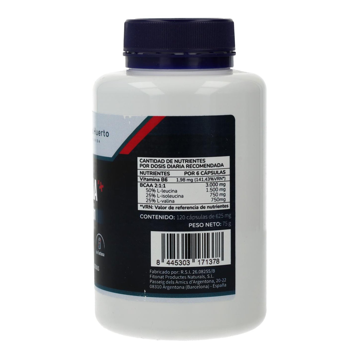 BCAA 2:1:1 Planet Orchard 120 Caps.