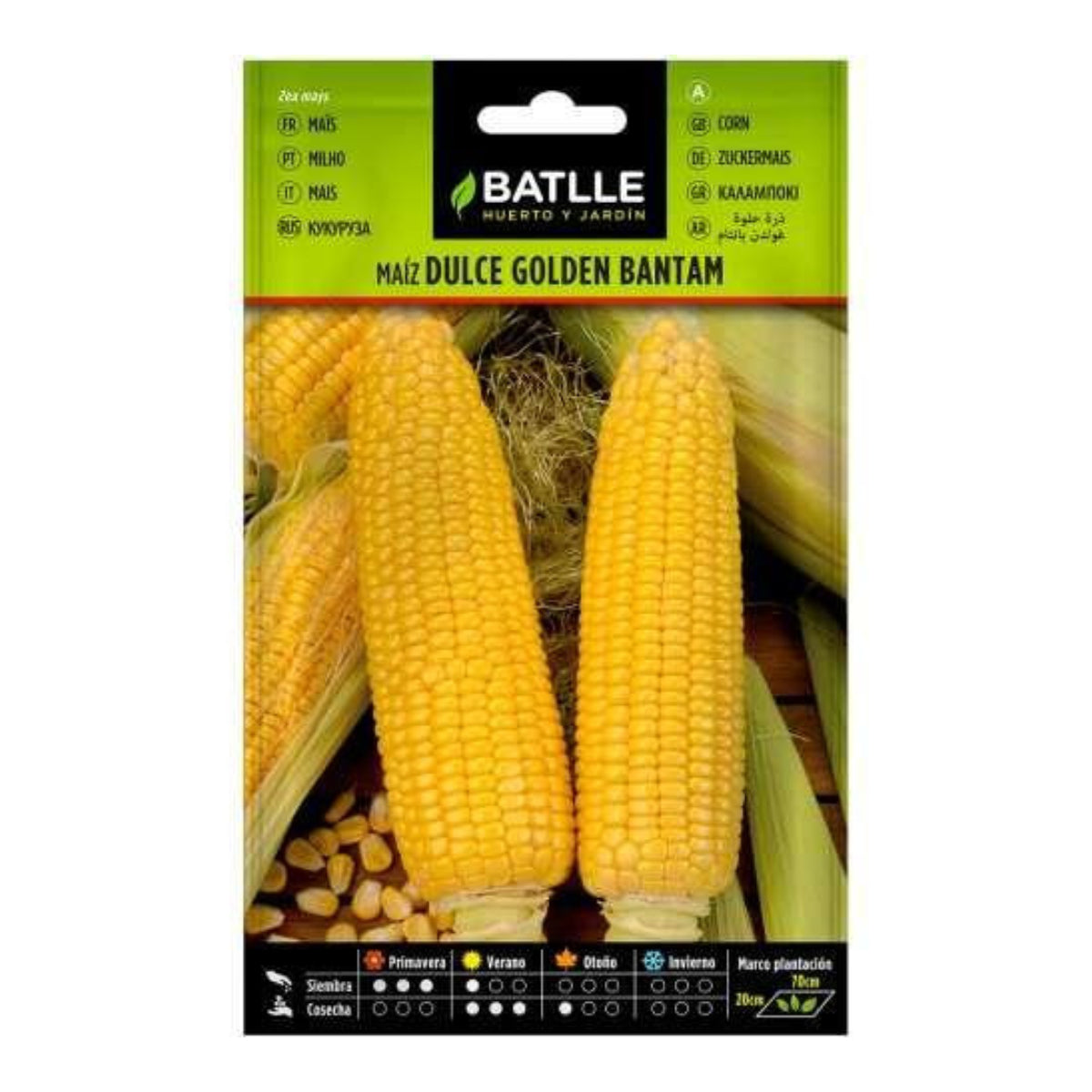 Süßmais-Samen Golden Bantam Batlle