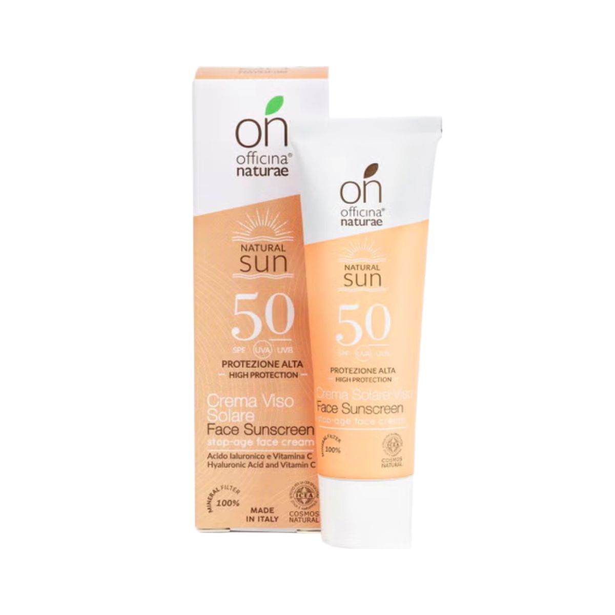 Zonnecrème voor het gezicht SPF 50 30 ml Ecologisch gecertificeerd Officina Naturae