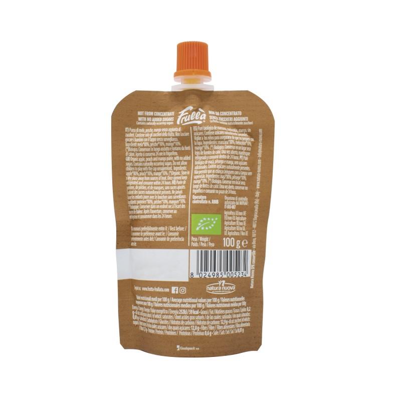 Pouch z jabłkiem, brzoskwinią i mango Frulla Natura Nuova 1 szt. 100 g