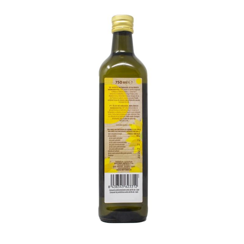 Koudgeperste biologische zonnebloemolie La Finestra Sul Cielo 750 ml