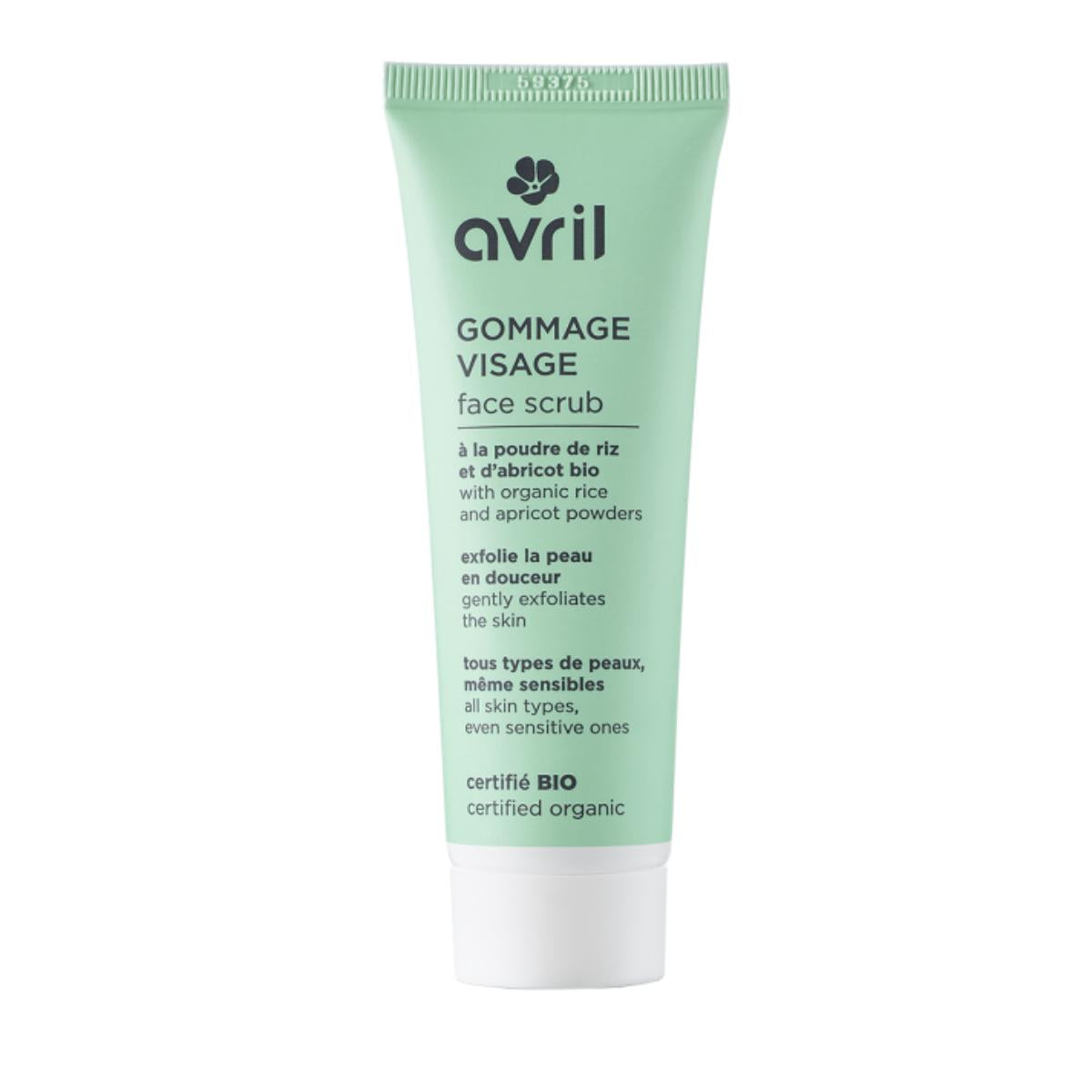 Exfoliant visage bio Avril 50 ml