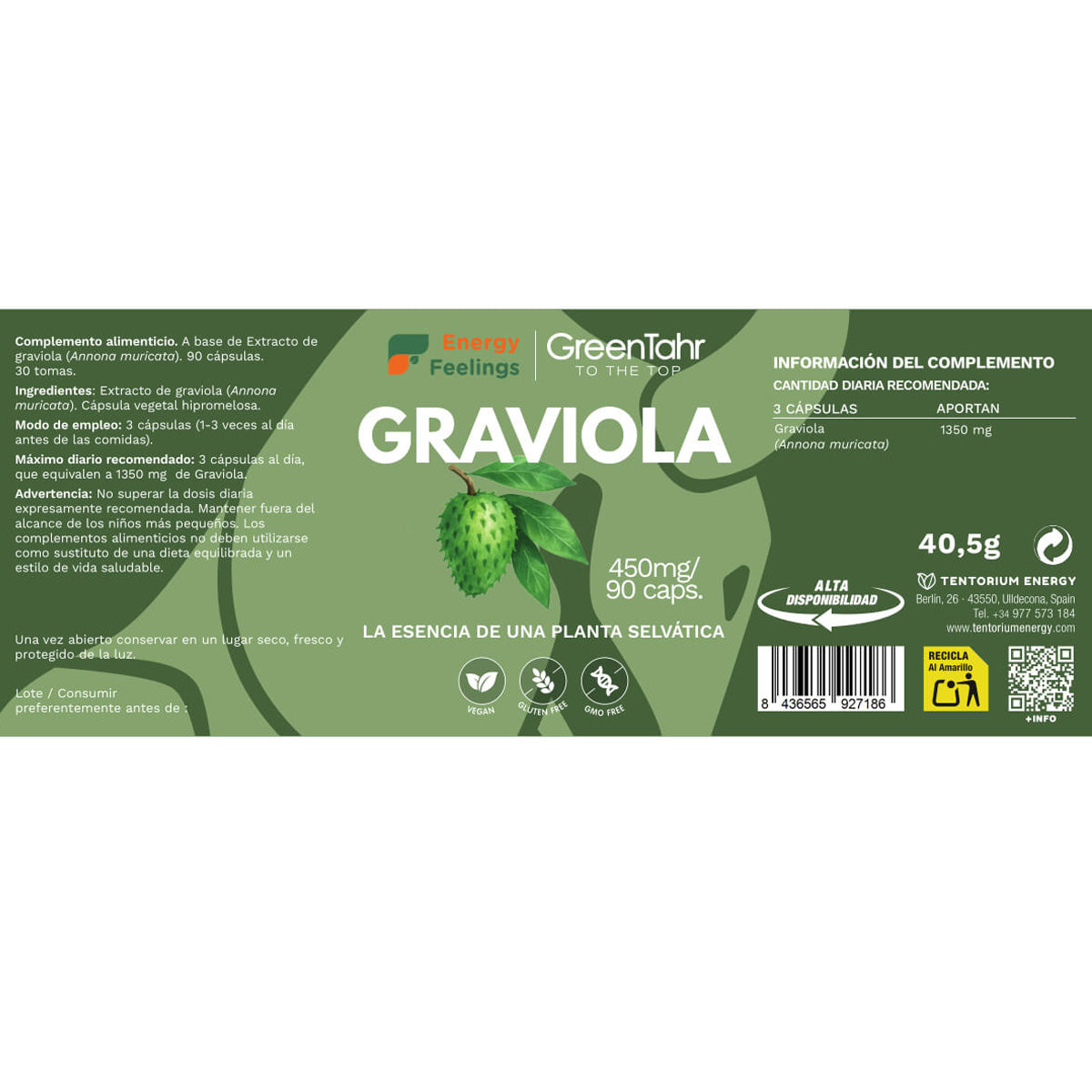 Graviola Energy Feelings 90 kapsułek