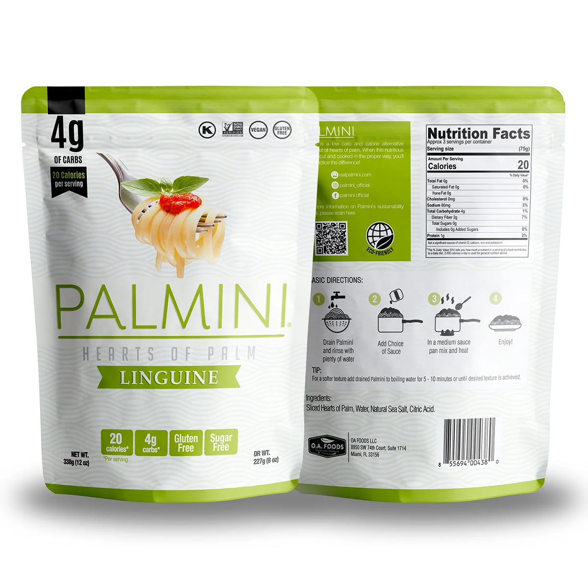 Makaron Linguine z palmami Palmini 338 g