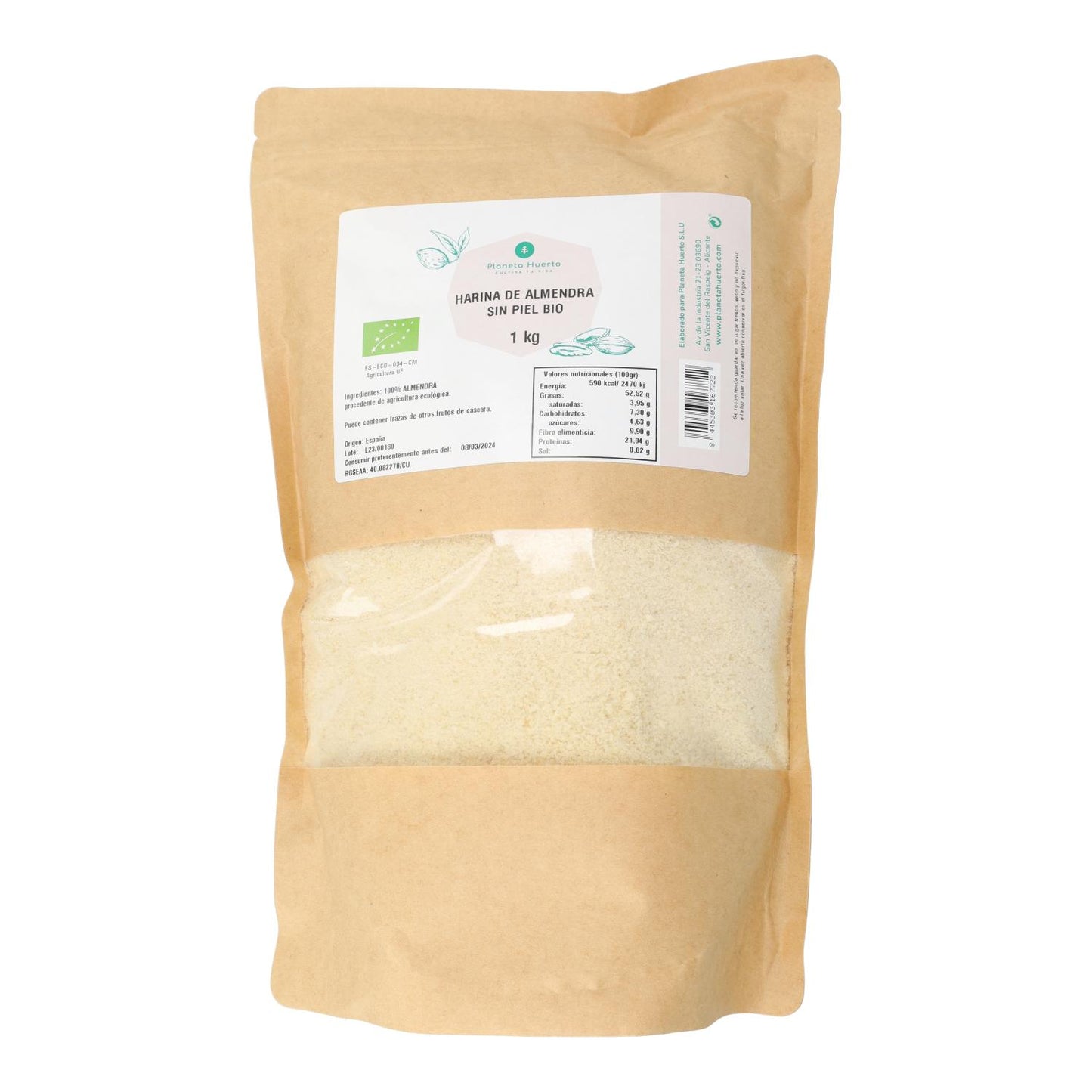 Farina di mandorle ECO Planeta Huerto 1 kg