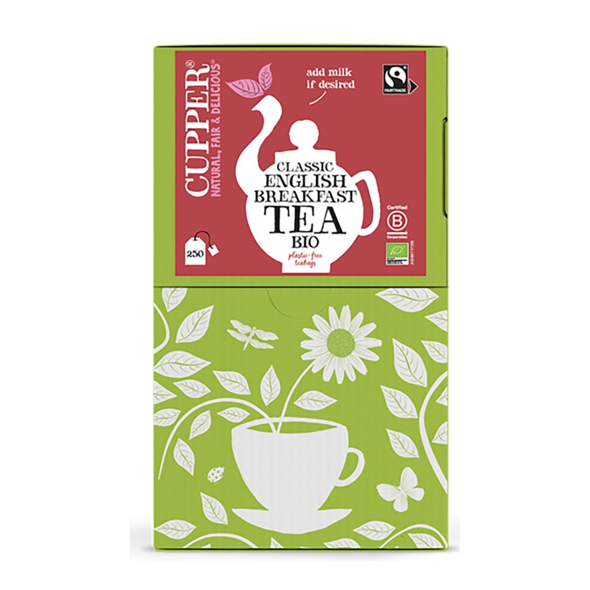 Infusion Thé English Breakfast Bio Cupper 250 sachets
